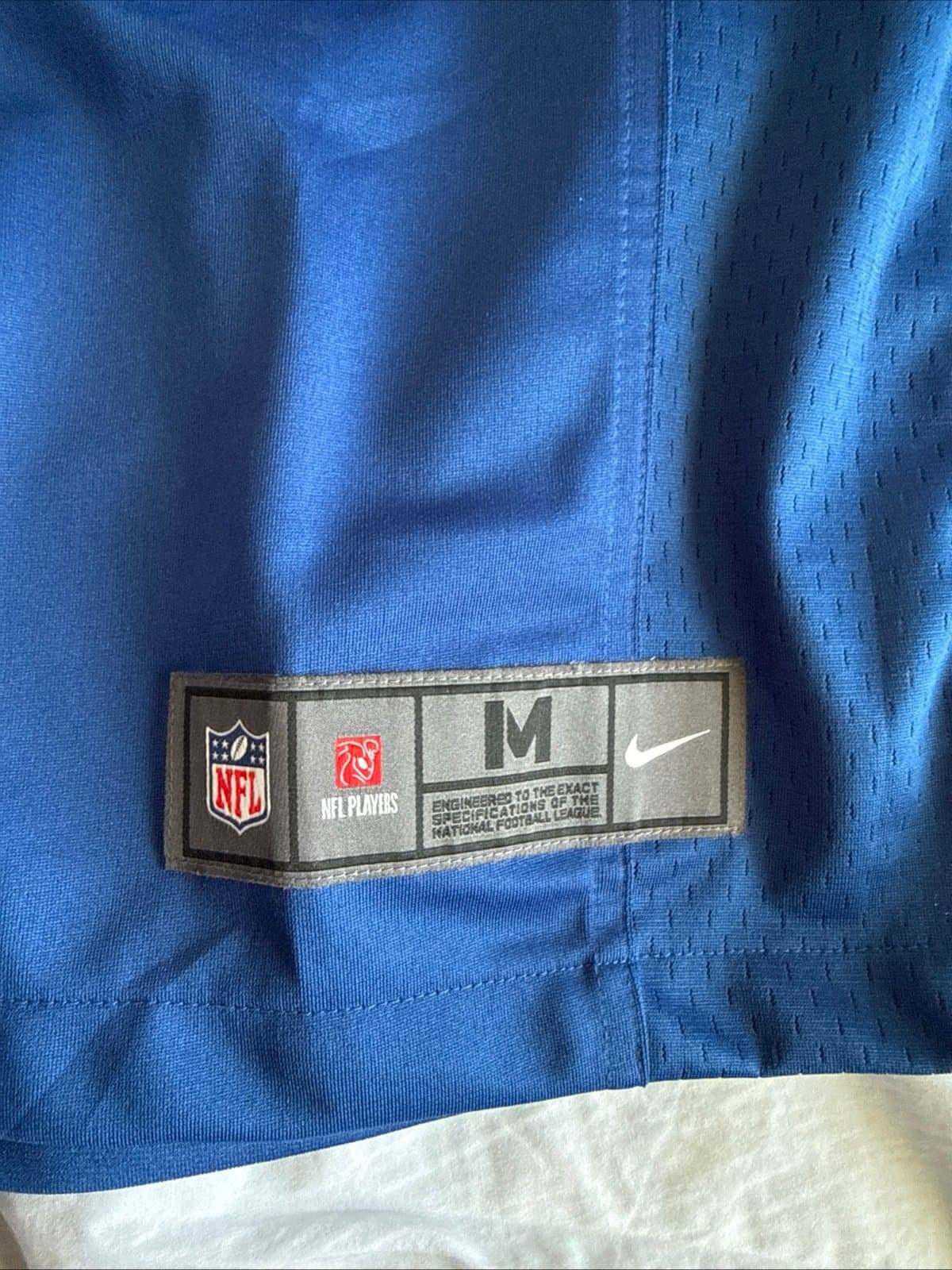 Men’s Nike Aaron Rodgers #12 GB Packers 2017 Pro Bowl NFC Jersey Sz M Blue RARE - Thumbnail 3