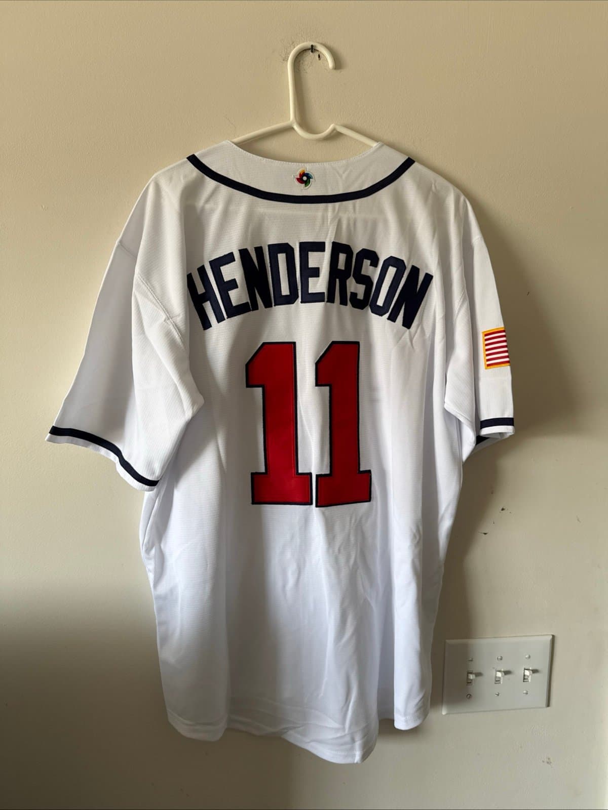 Mens Nike Gunnar Henderson #11 Team USA 2026 World Baseball Classic Jersey Sz XL - Thumbnail 6
