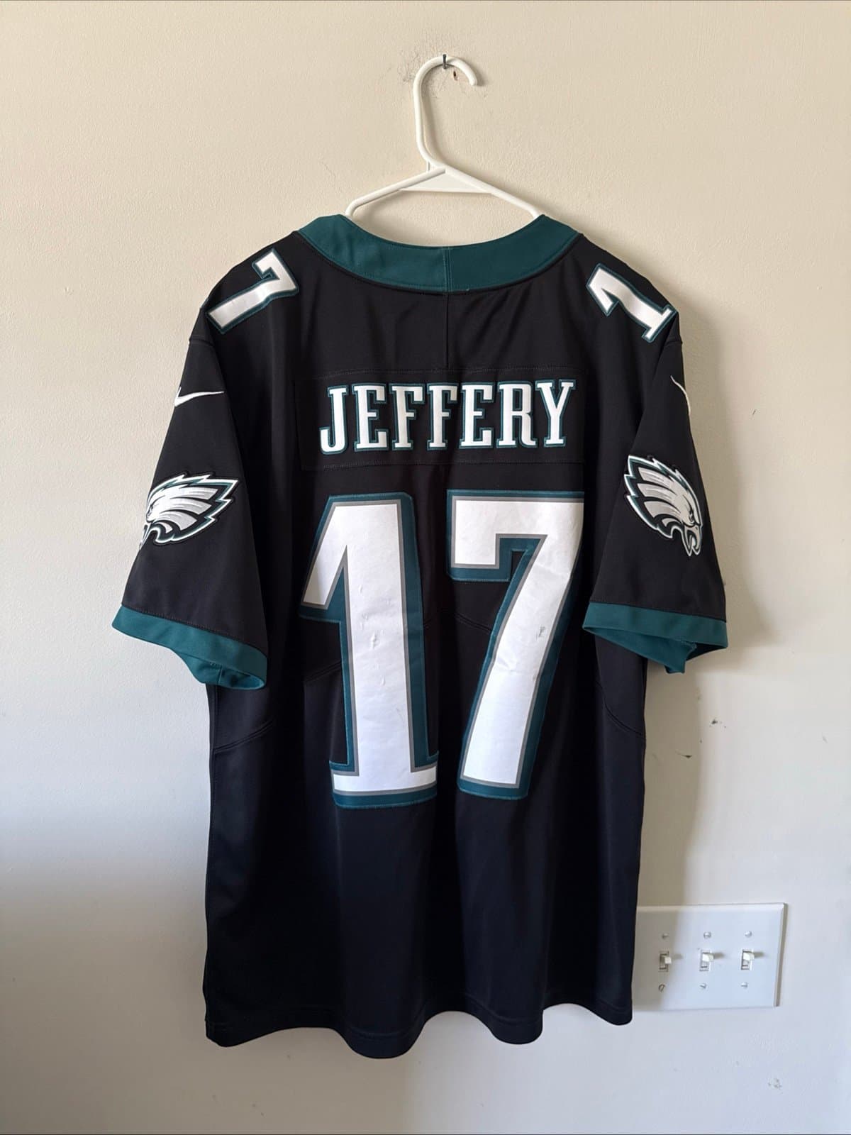 Men’s Nike Alshon Jeffery #17 Philadelphia Eagles Vapor Lmtd Jersey Sz XL - RARE - Thumbnail 6