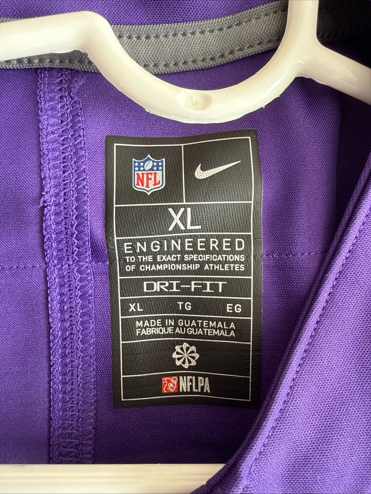 Men’s Nike J.J. McCarthy #9 Minnesota Vikings Vapor Limited Jersey Sz XL - RARE - Thumbnail 4