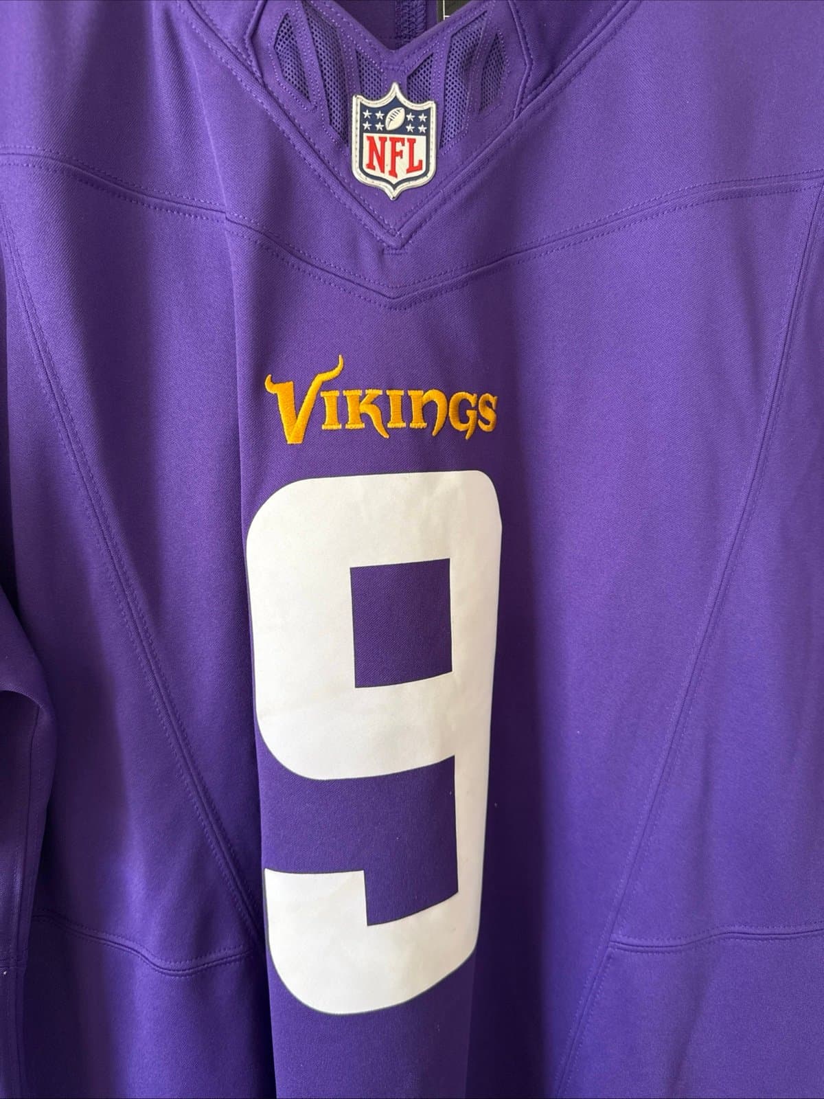 Men’s Nike J.J. McCarthy #9 Minnesota Vikings Vapor Limited Jersey Sz XL - RARE - Thumbnail 2