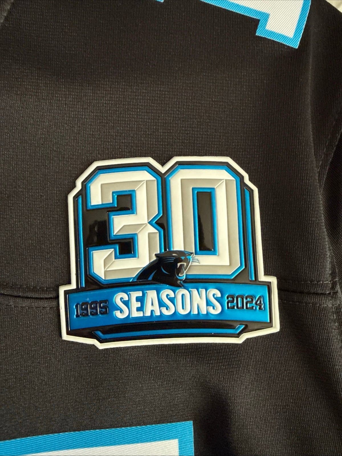 Men’s Nike Xavier Legette #17 Carolina Panthers 30 Seasons Jersey Sz L - RARE - Thumbnail 5