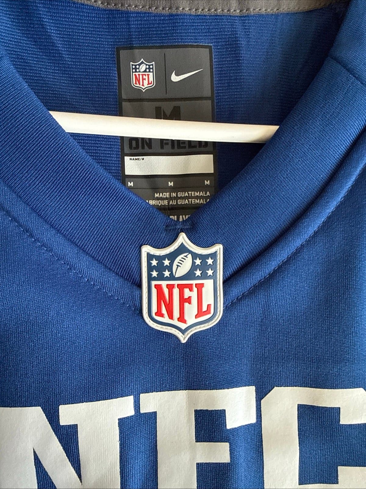 Men’s Nike Aaron Rodgers #12 GB Packers 2017 Pro Bowl NFC Jersey Sz M Blue RARE - Thumbnail 6