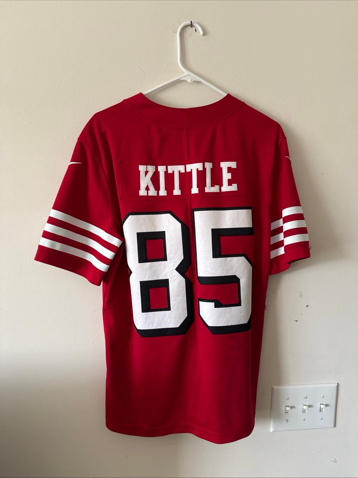 Men’s Nike George Kittle #85 SF 49ers Vapor Lmtd COLOR RUSH Jersey Sz M - RARE - Thumbnail 6