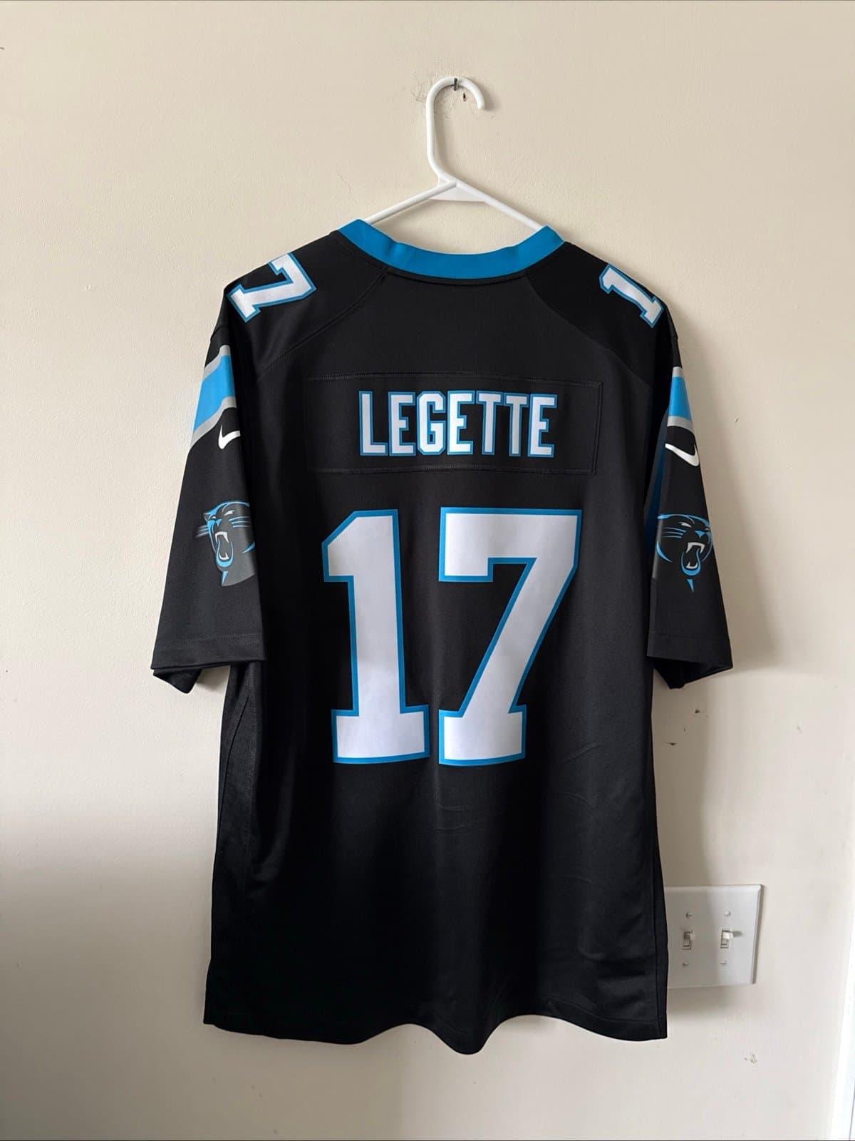 Men’s Nike Xavier Legette #17 Carolina Panthers 30 Seasons Jersey Sz L - RARE - Thumbnail 7
