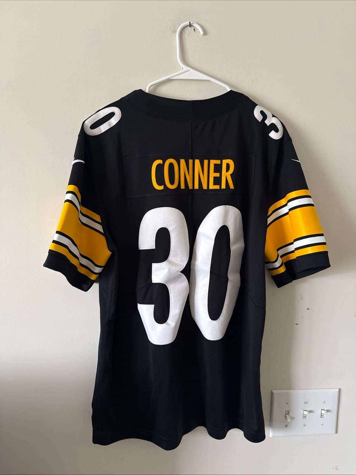 Men’s Nike James Conner #30 Steelers 100 Patch Vapor Lmtd Jersey Sz L Black RARE - Thumbnail 7