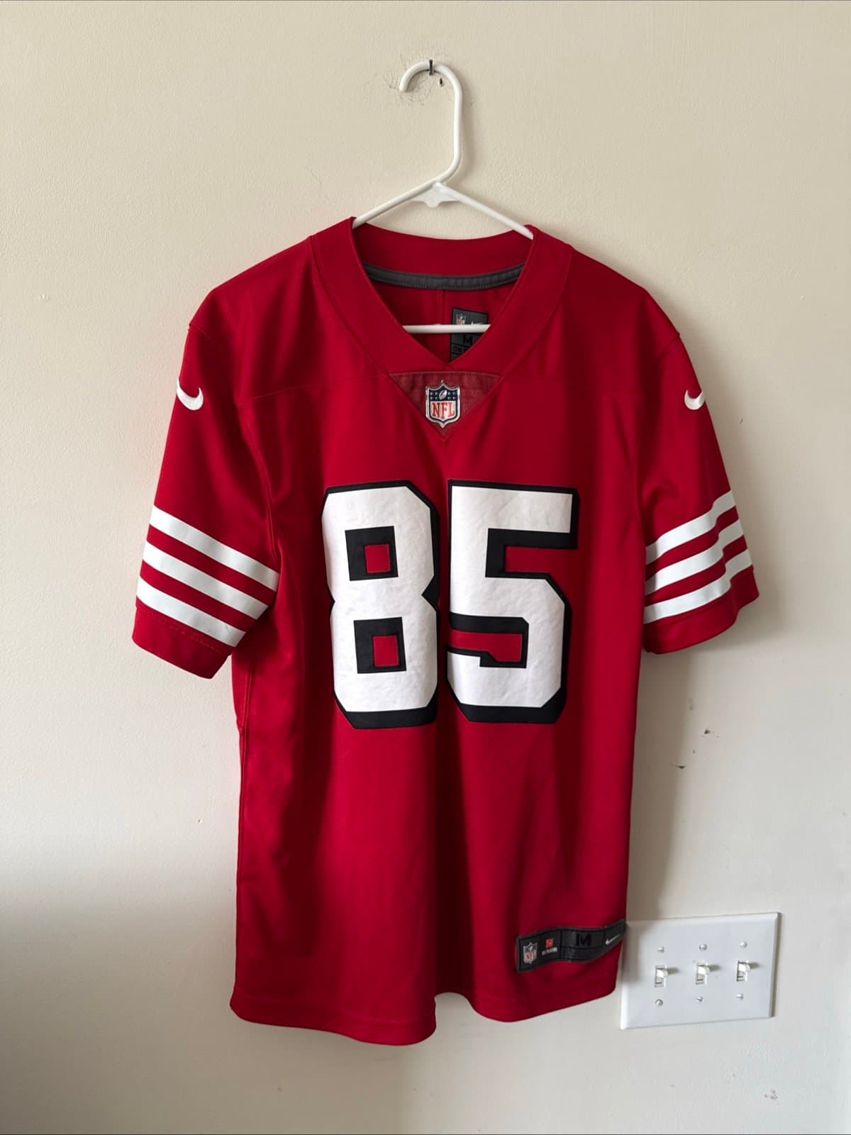 Men’s Nike George Kittle #85 SF 49ers Vapor Lmtd COLOR RUSH Jersey Sz M - RARE - Image 1