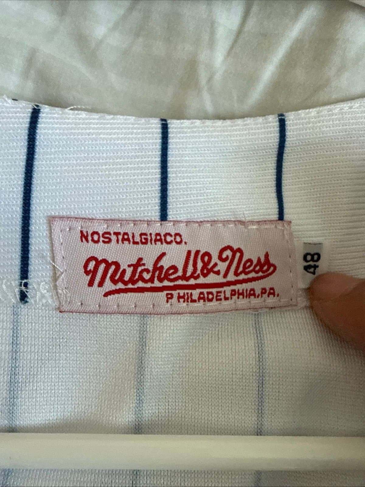 Men’s Mitchell & Ness Lou Gehrig #4 New York Yankees 1939 Jersey Sz 48 - RARE - Thumbnail 5