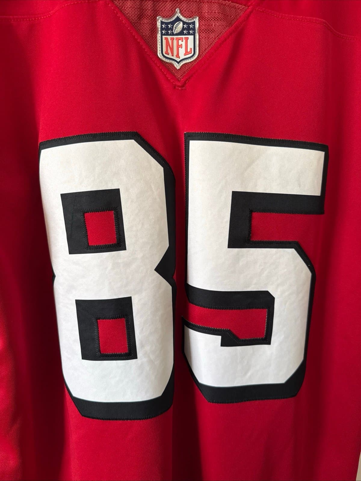 Men’s Nike George Kittle #85 SF 49ers Vapor Lmtd COLOR RUSH Jersey Sz M - RARE - Thumbnail 2