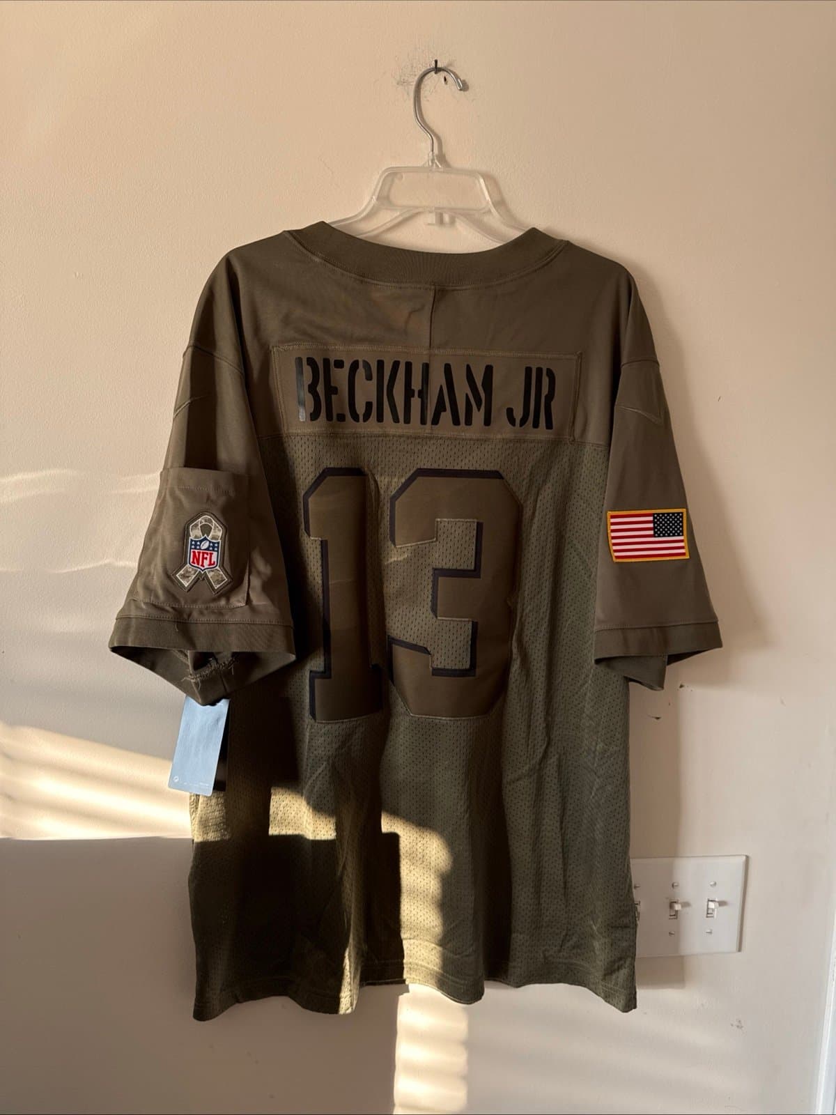 Men's Nike Odell Beckham Jr #13 Browns Salute to Service Jersey Sz 2XL NWT RARE - Thumbnail 8