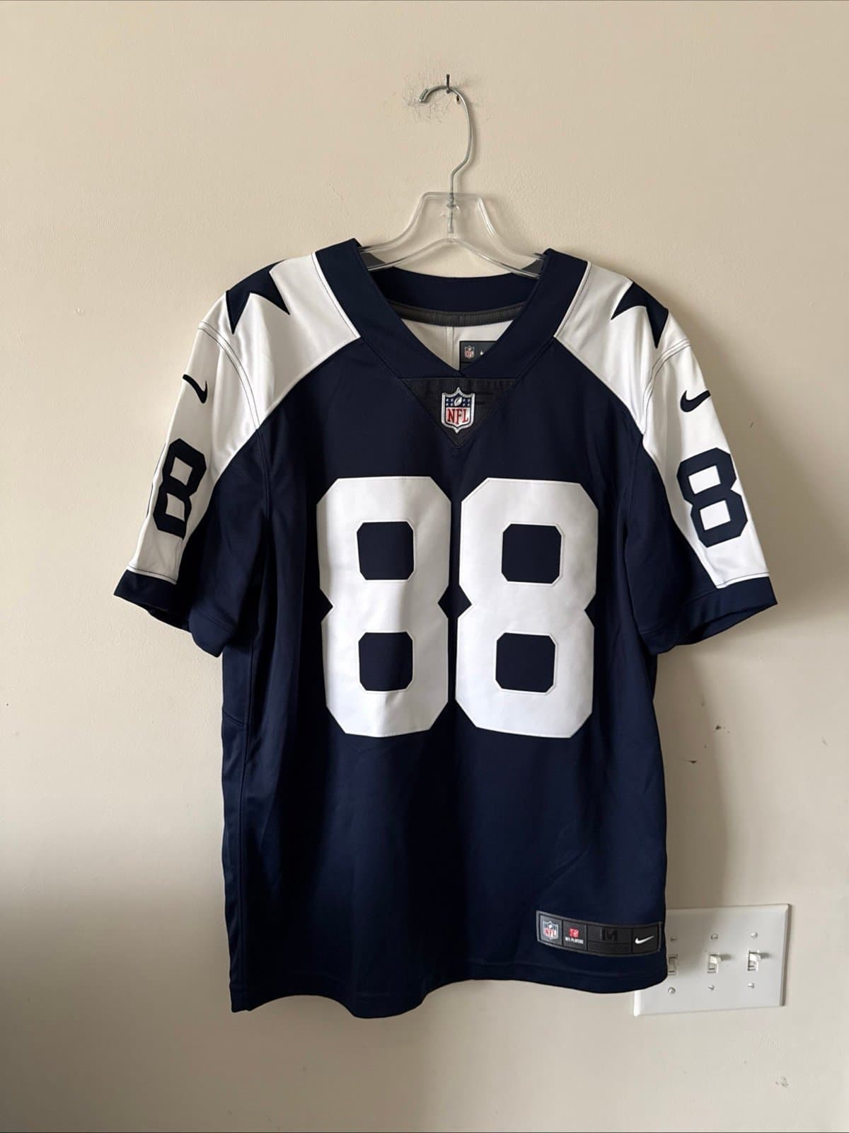Men’s Nike Dez Bryant #88 Dallas Cowboys Vapor Lmtd Throwback Jersey Sz M - RARE - Image 1