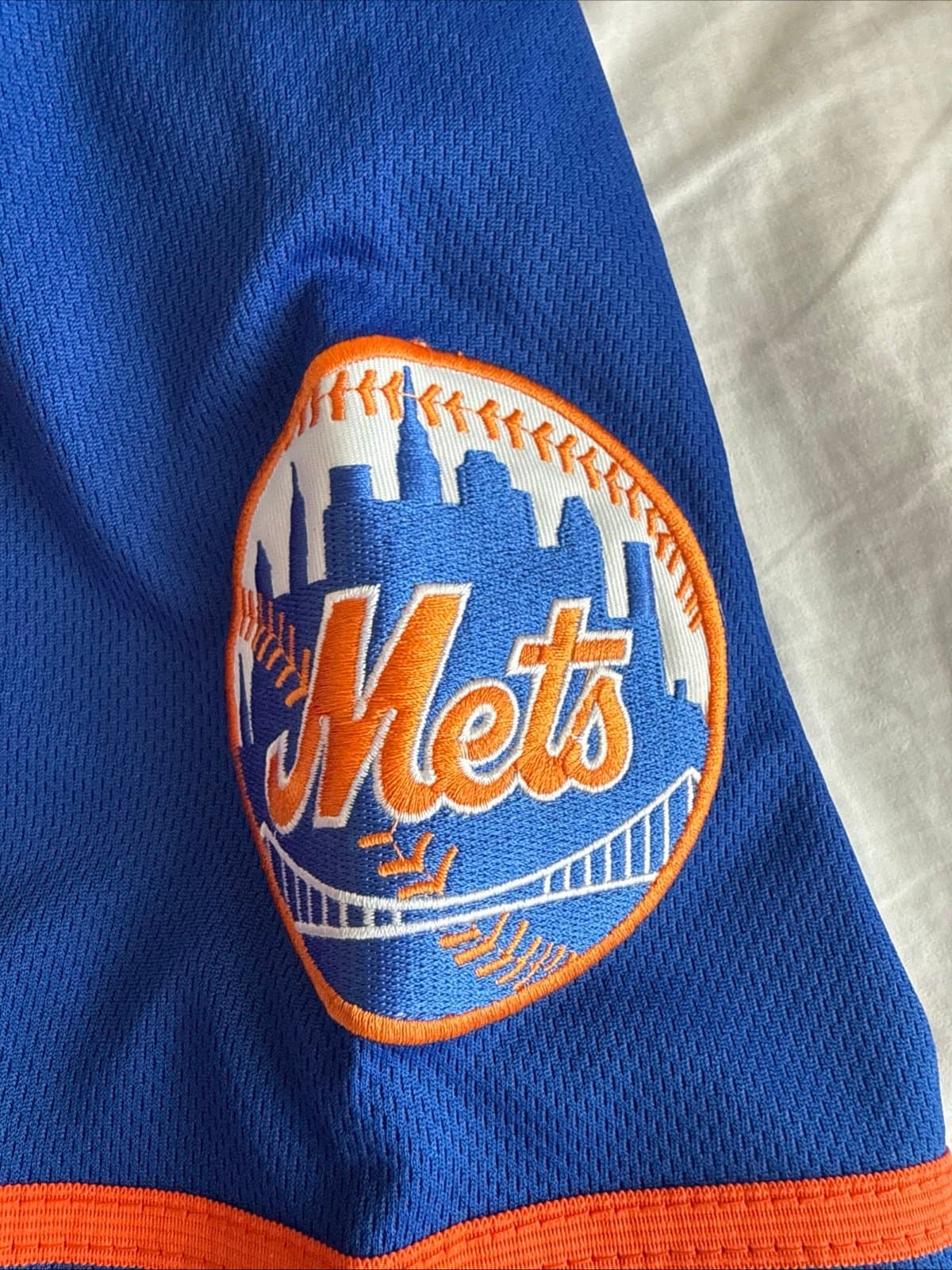 Men’s Nike Pete Alonso #20 New York Mets Elite Authentic Jersey Sz 52 Blue RARE - Thumbnail 5