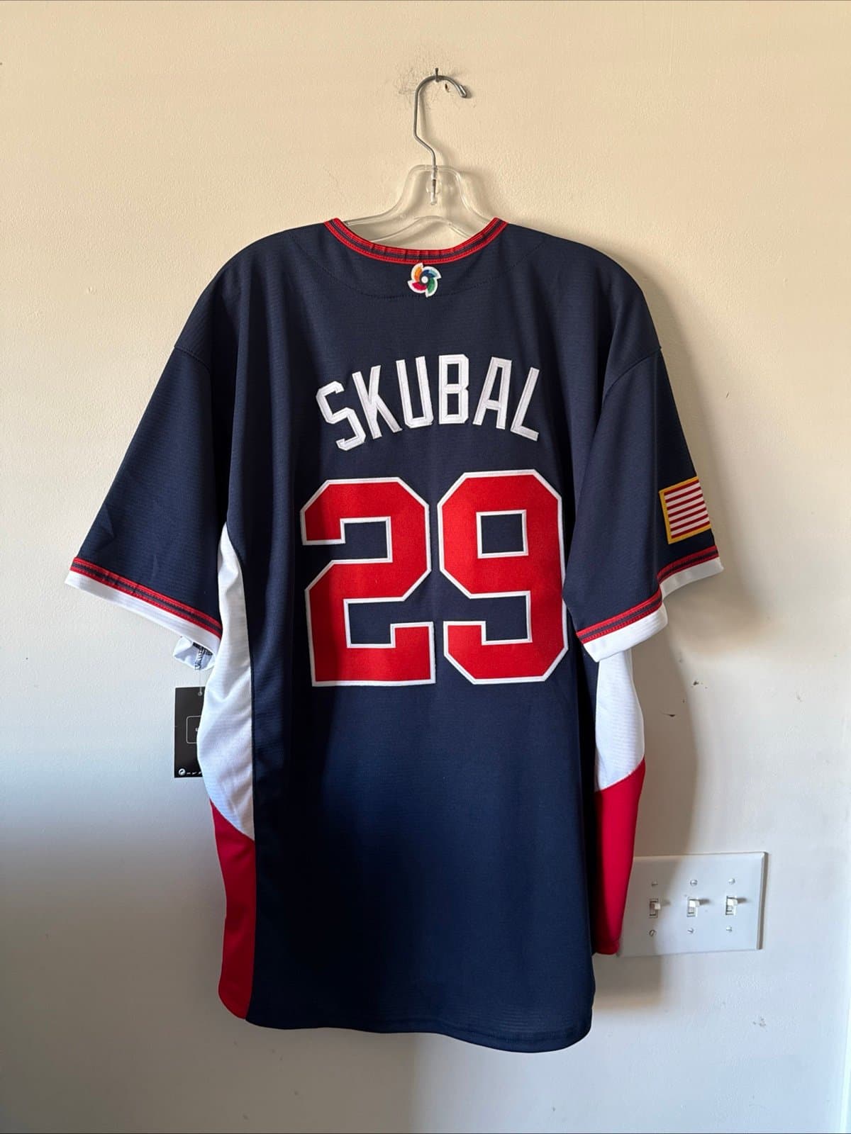 Men’s Nike Tarik Skubal #27 Team USA 2026 World Baseball Classic Jersey Sz XL - Thumbnail 6