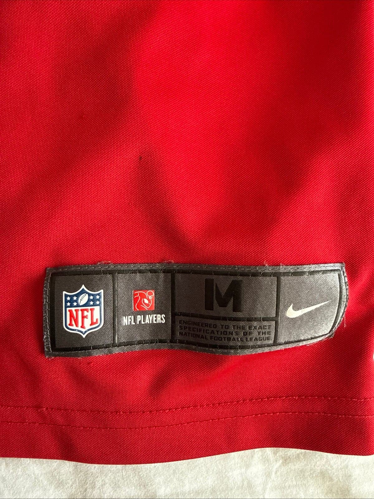 Men’s Nike George Kittle #85 SF 49ers Vapor Lmtd COLOR RUSH Jersey Sz M - RARE - Thumbnail 3