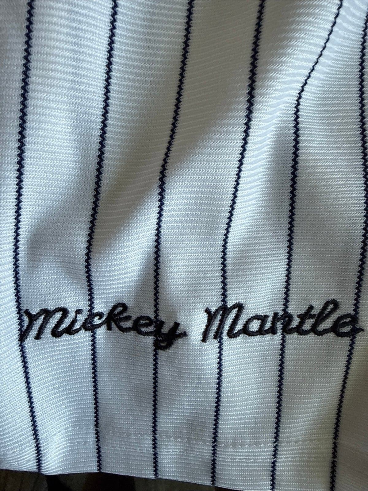 Men’s Mitchell & Ness Mickey Mantle #7 1951 NY Yankees MLB Jersey SZ 48 - RARE - Thumbnail 4