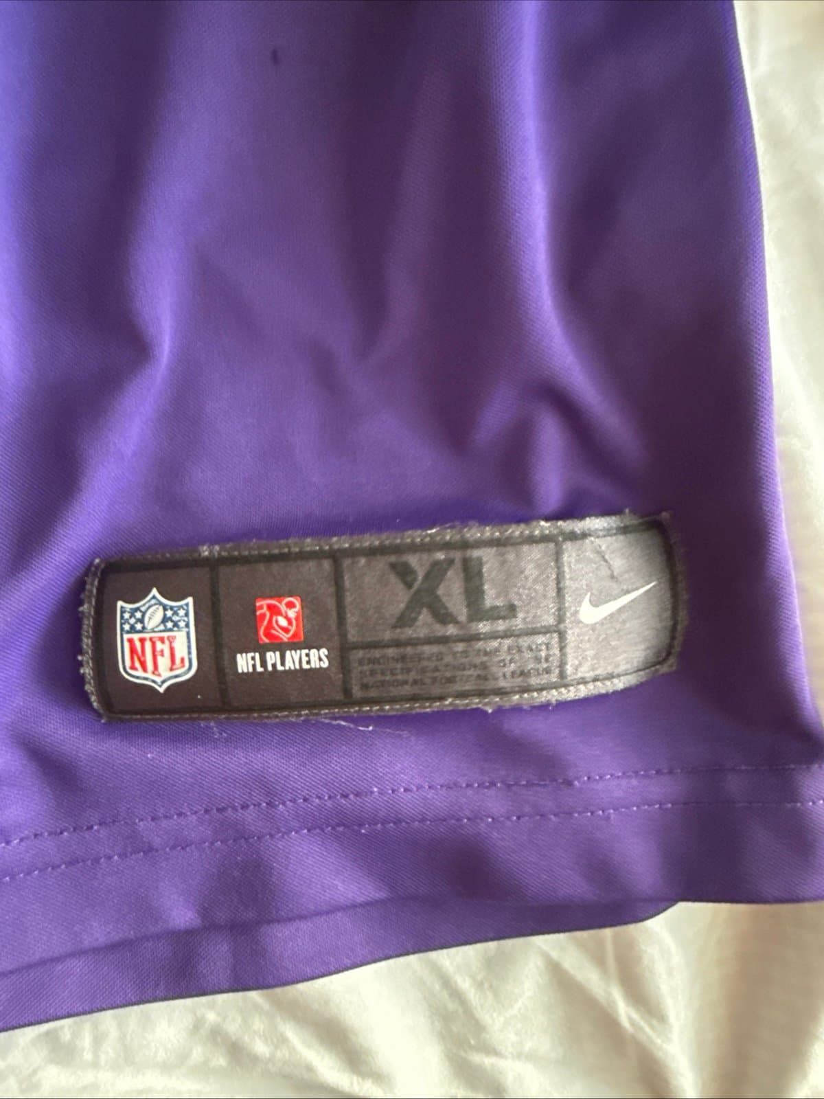 Men’s Nike Stefon Diggs #14 Autographed Vikings Vapor Lmtd Jersey Sz XL - RARE - Thumbnail 5