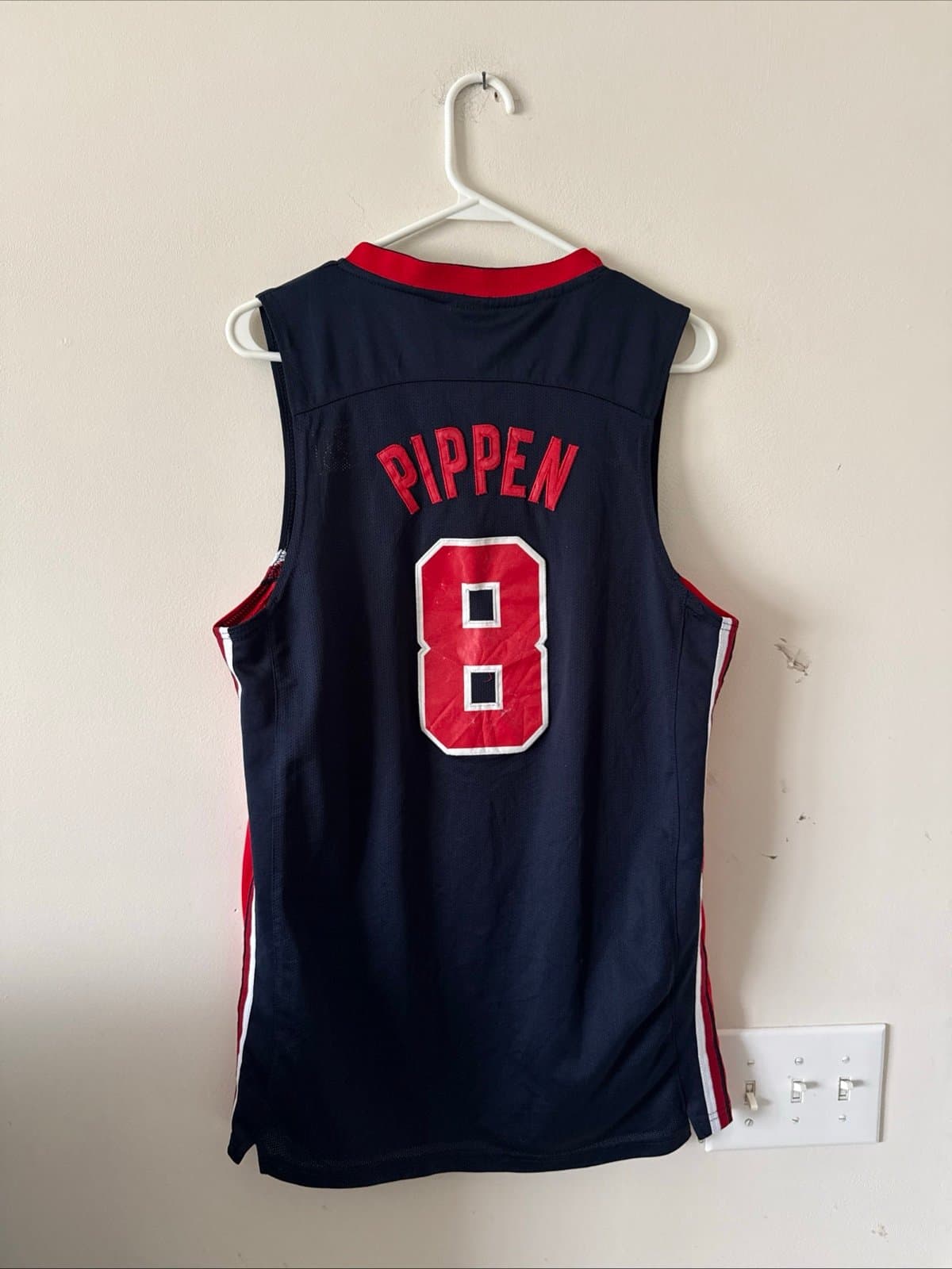 Men’s Nike Scottie Pippen #8 1992 Dream Team USA CD Edition Jersey Sz M - RARE - Thumbnail 6