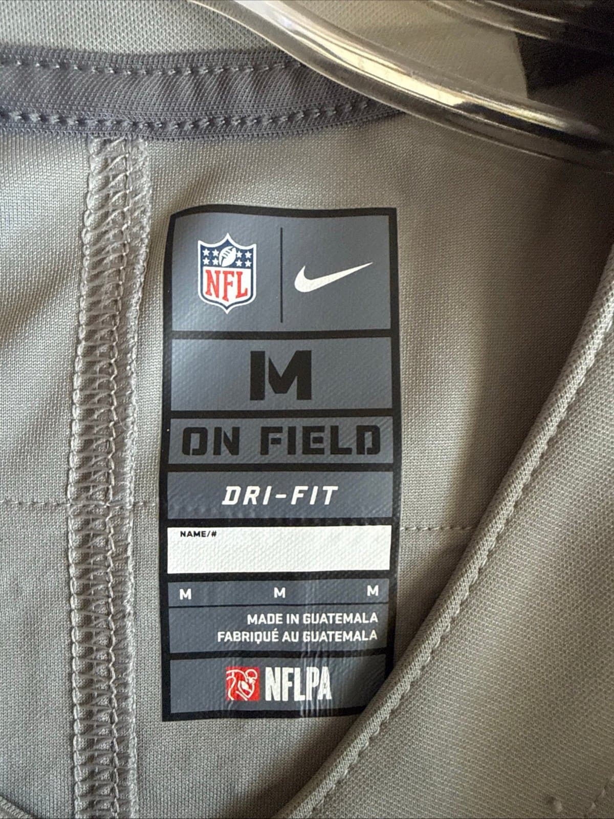 Men’s Nike Matthew Stafford #9 Detroit Lions Vapor Limited Jersey Sz M Grey RARE - Thumbnail 4