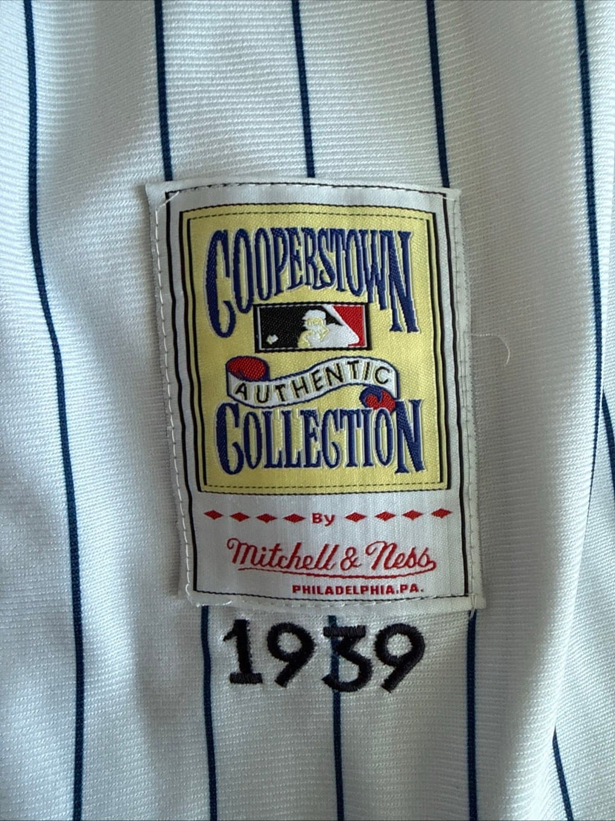 Men’s Mitchell & Ness Lou Gehrig #4 New York Yankees 1939 Jersey Sz 48 - RARE - Thumbnail 3
