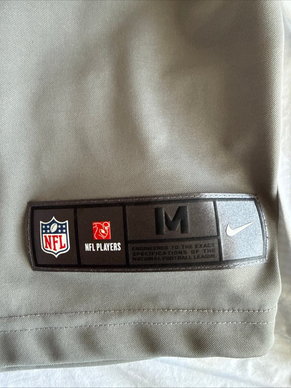 Men’s Nike Matthew Stafford #9 Detroit Lions Vapor Limited Jersey Sz M Grey RARE - Thumbnail 3