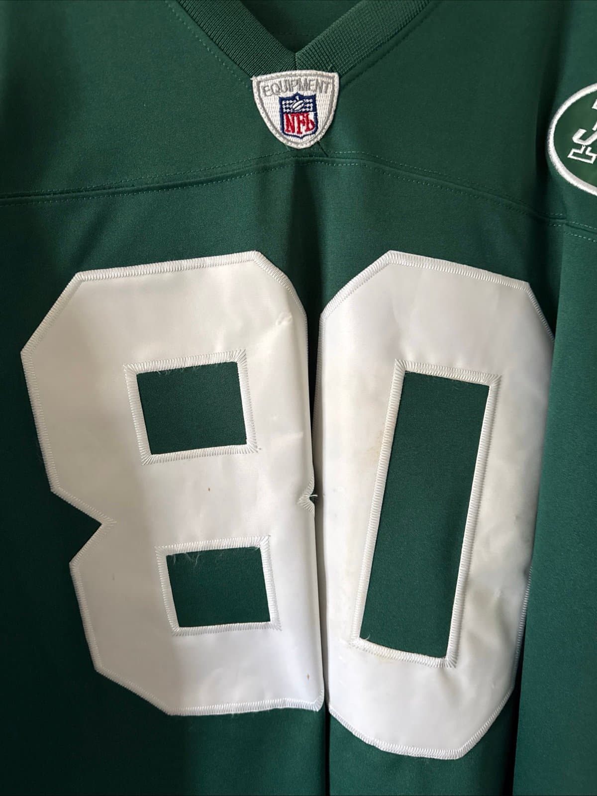 Men’s Mitchell & Ness Wayne Chrebet #80 New York Jets '00-'01 Jersey Sz 54 RARE - Thumbnail 2