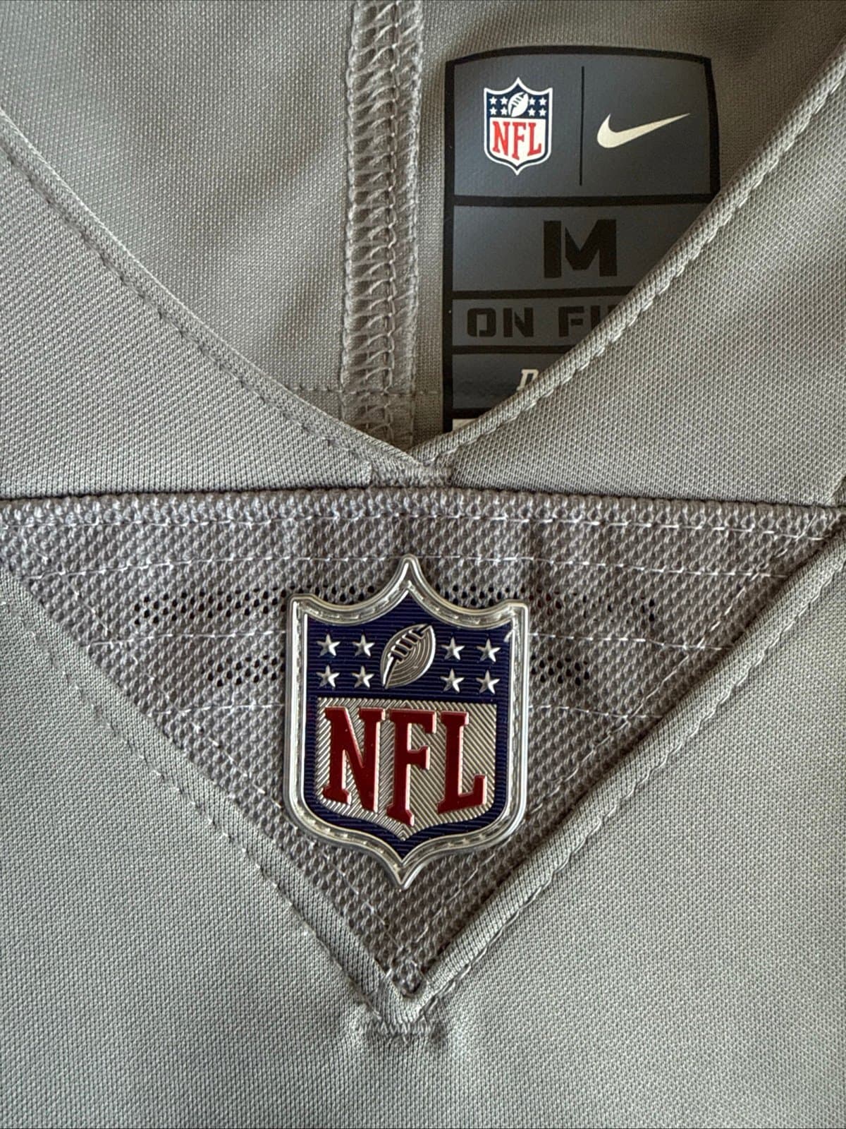 Men’s Nike Matthew Stafford #9 Detroit Lions Vapor Limited Jersey Sz M Grey RARE - Thumbnail 5