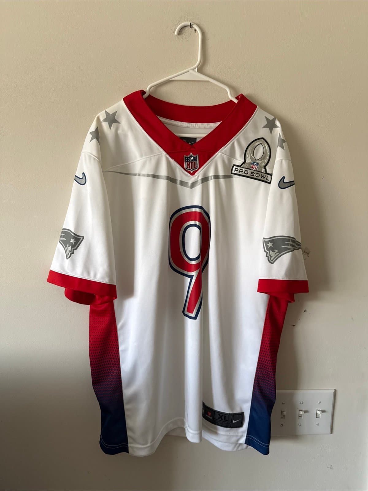 Men’s Nike Matthew Judon #9 New England Patriots 2022 Pro Bowl Jersey Sz XL RARE - Image 1