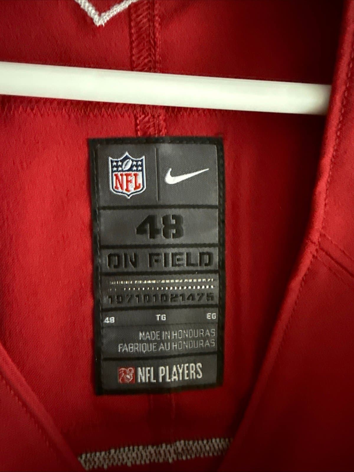 Men’s Nike Kyler Murray #1 Arizona Cardinals Vapor Elite Jersey Sz 48 - Red - Thumbnail 4