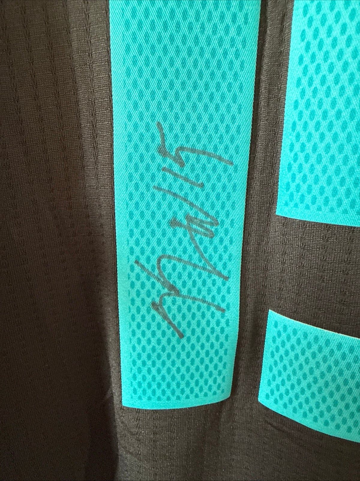 Men’s adidas Signed Kemba Walker #15 Hornets Rev30 Sleeved Jersey Sz XL - NWT - Thumbnail 3