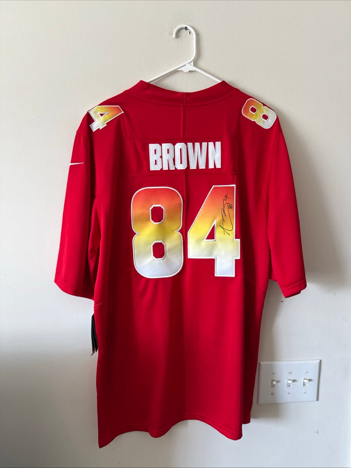 Men’s Nike Antonio Brown 2018 Pro Bowl Autographed NFL Jersey Sz XL - NWT RARE - Image 1