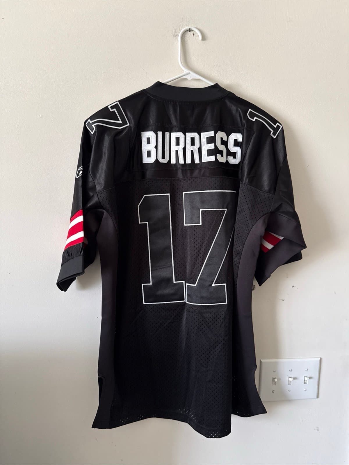 Men’s Reebok Plaxico Burress #17 NY Giants SB XLII Alternate Jersey Sz 50 RARE - Thumbnail 7