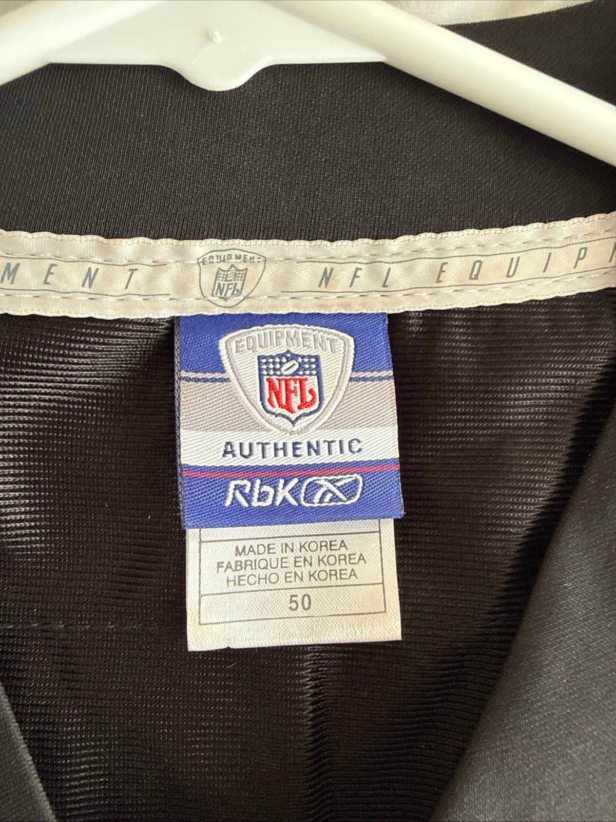 Men’s Reebok Plaxico Burress #17 NY Giants SB XLII Alternate Jersey Sz 50 RARE - Thumbnail 4