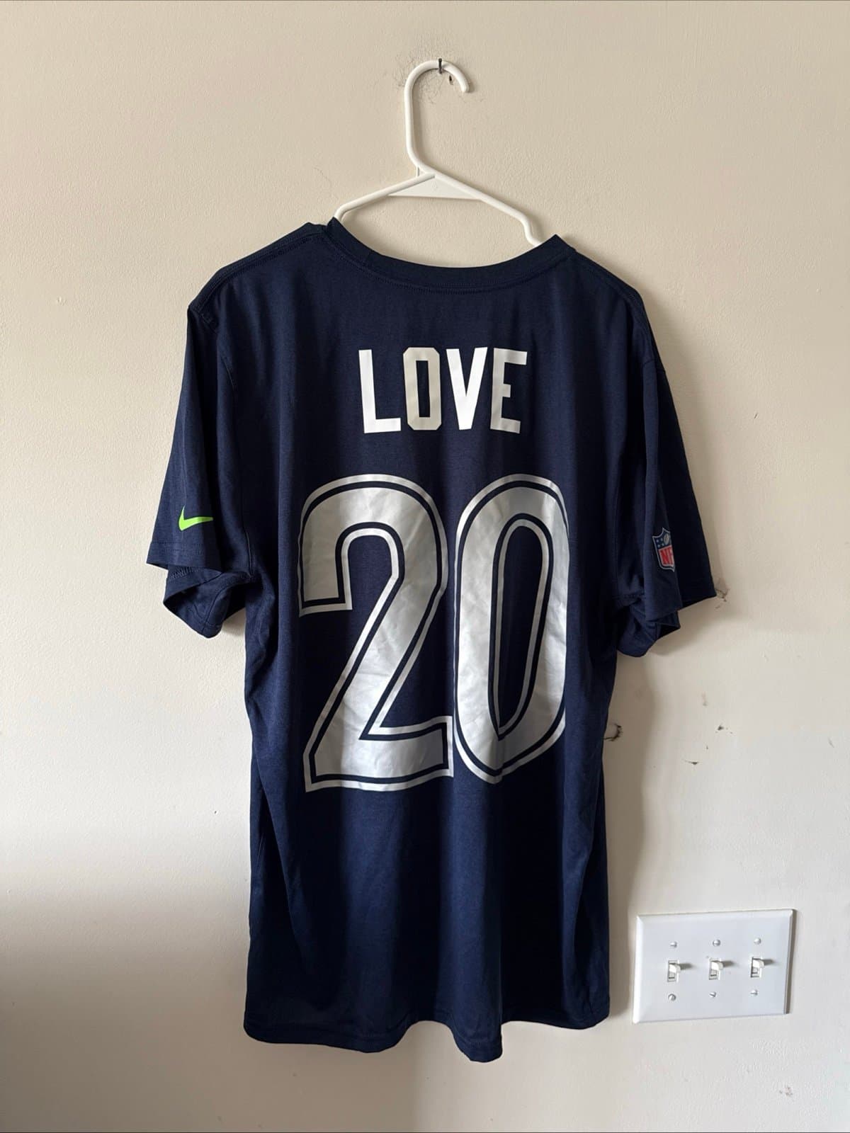 Men’s Nike Julian Love #20 2024 NFL Pro Bowl Games Player Issued Shirt Sz XL - Thumbnail 6