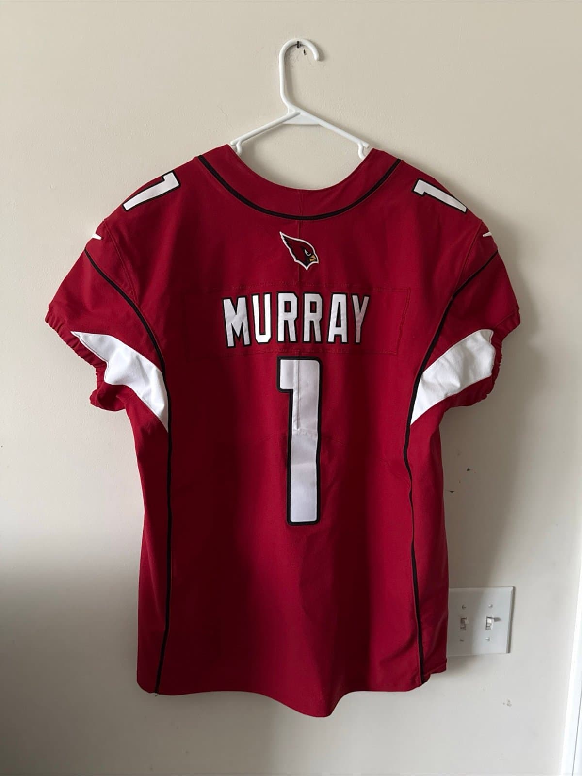 Men’s Nike Kyler Murray #1 Arizona Cardinals Vapor Elite Jersey Sz 48 - Red - Thumbnail 6