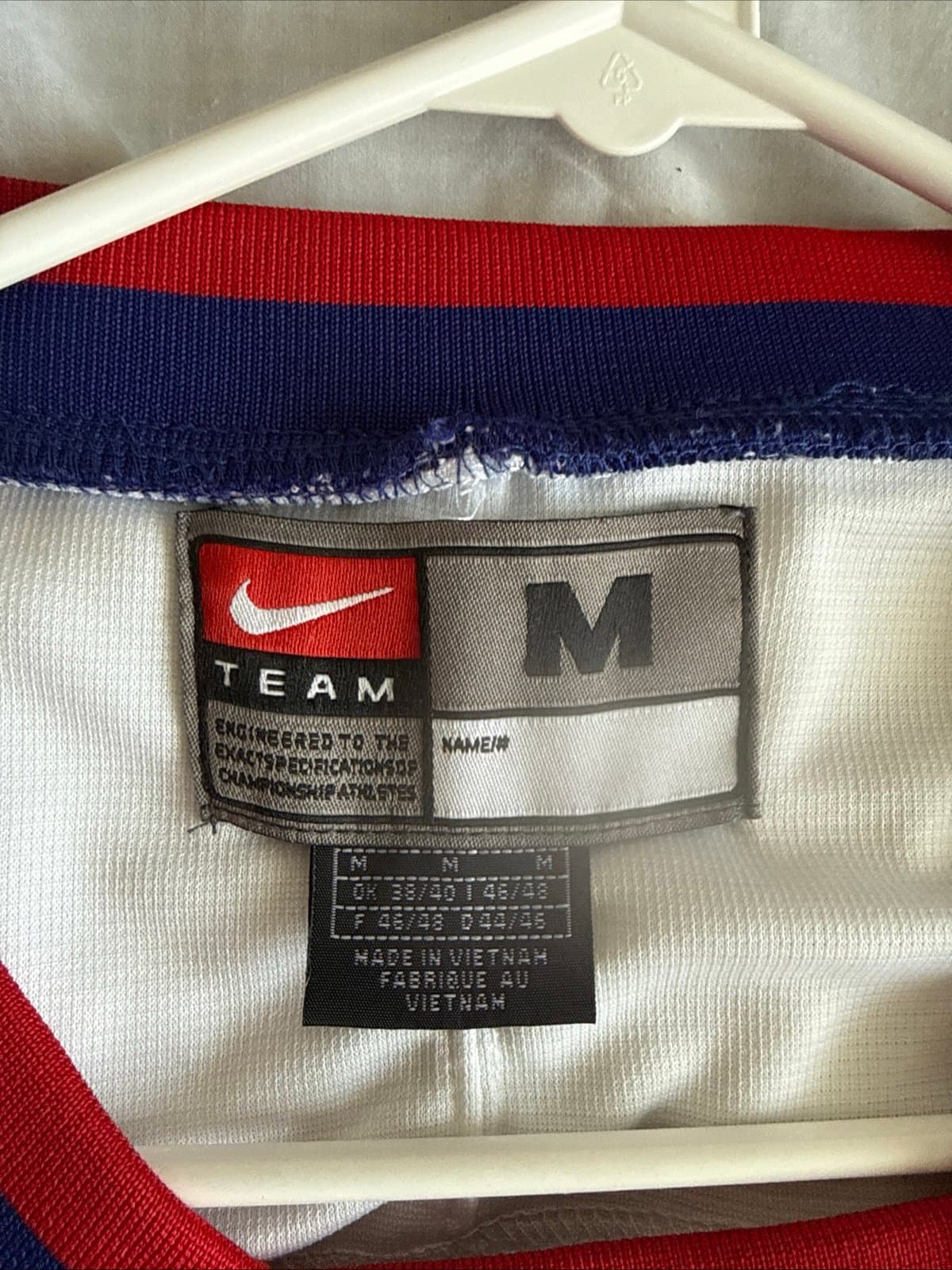 Men’s Nike Tim Thomas #30 Team USA 2010 Olympics Authentic Jersey Sz M - RARE - Thumbnail 3