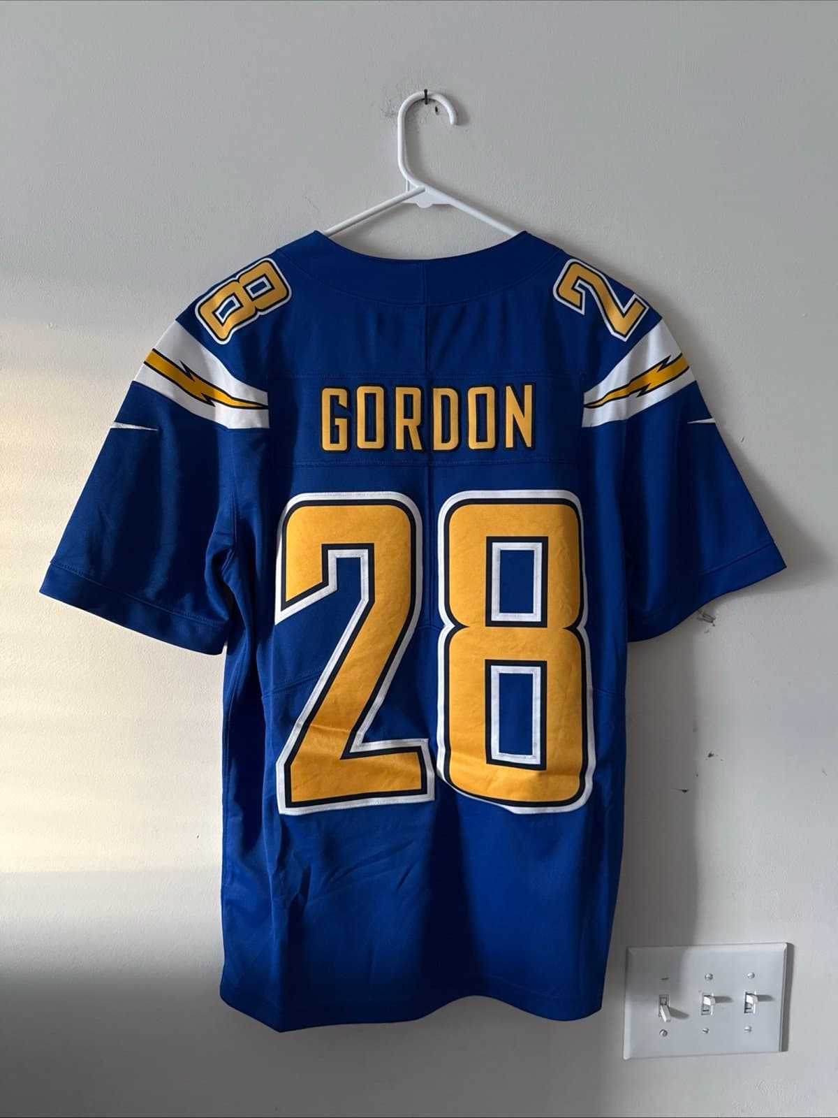 Men’s Nike Melvin Gordon III #28 LA Chargers Vapor Lmtd Jersey Sz S - Blue RARE - Thumbnail 6