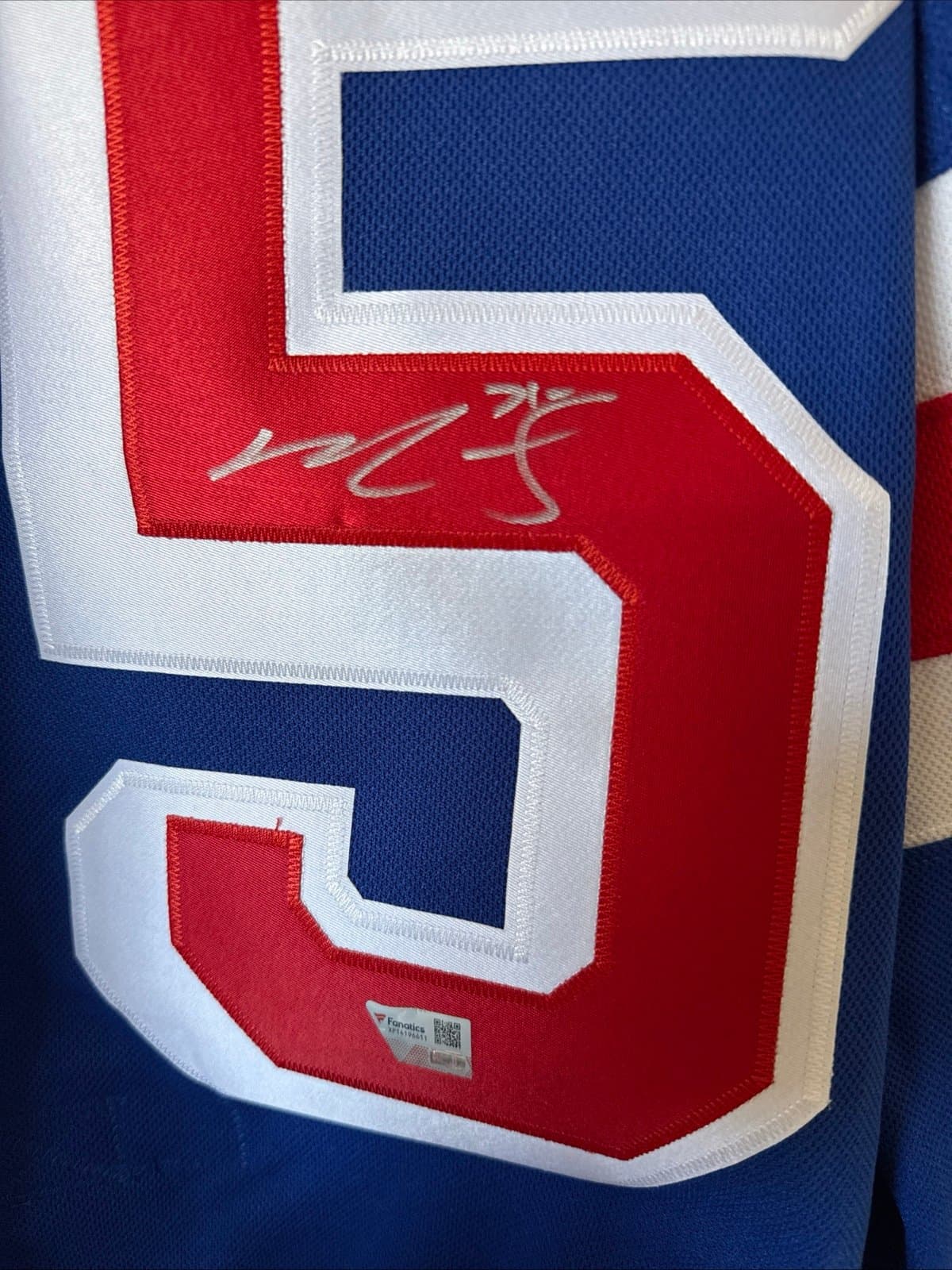 Men’s adidas Ryan Reaves #75 Signed New York Rangers Jersey Sz 54 - NWT RARE - Thumbnail 3