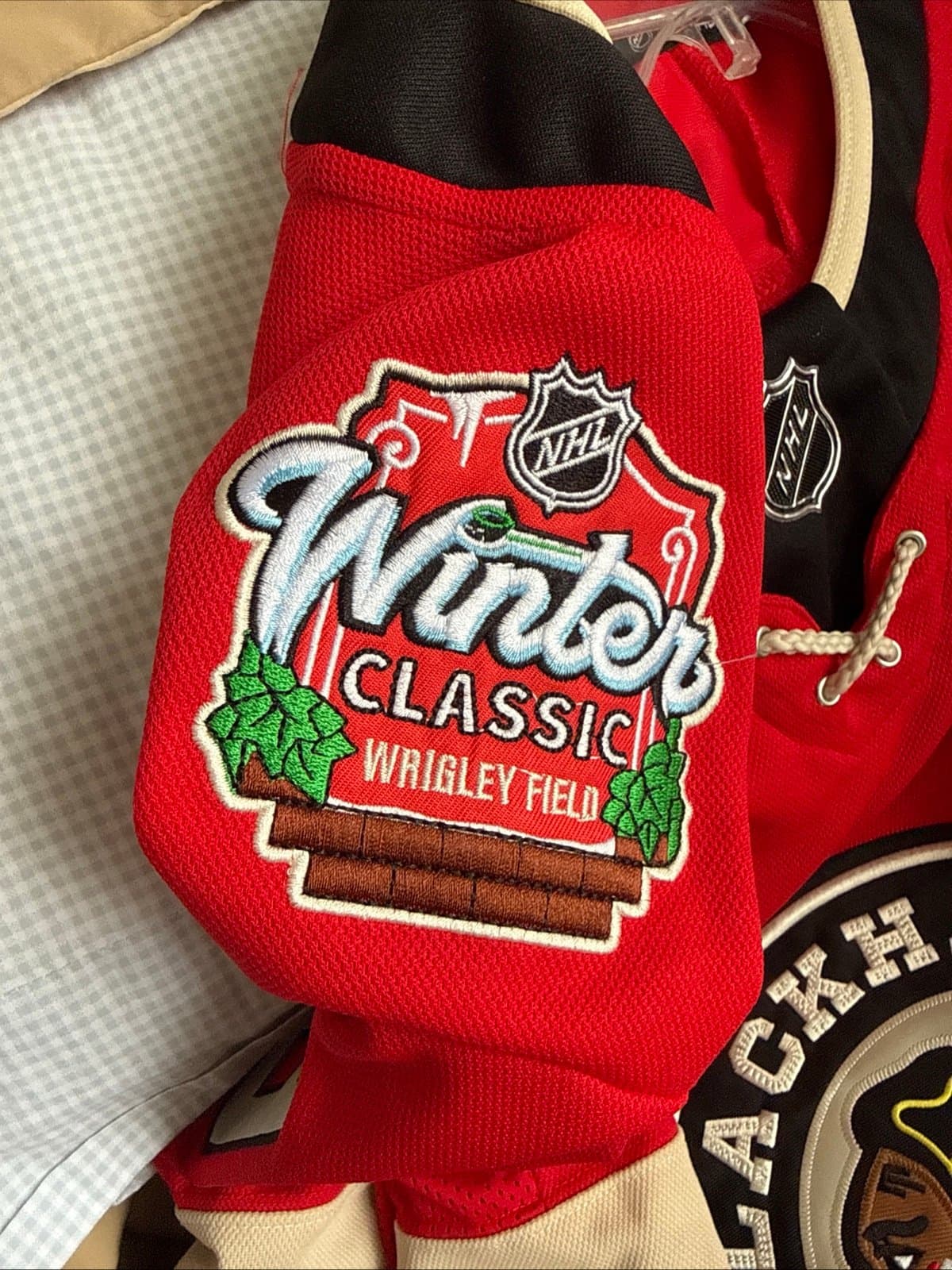 Men’s Fanatics Authentic Pro Connor Bedard #98 Blackhawks 25’ WC Jersey Sz 50 - Thumbnail 5