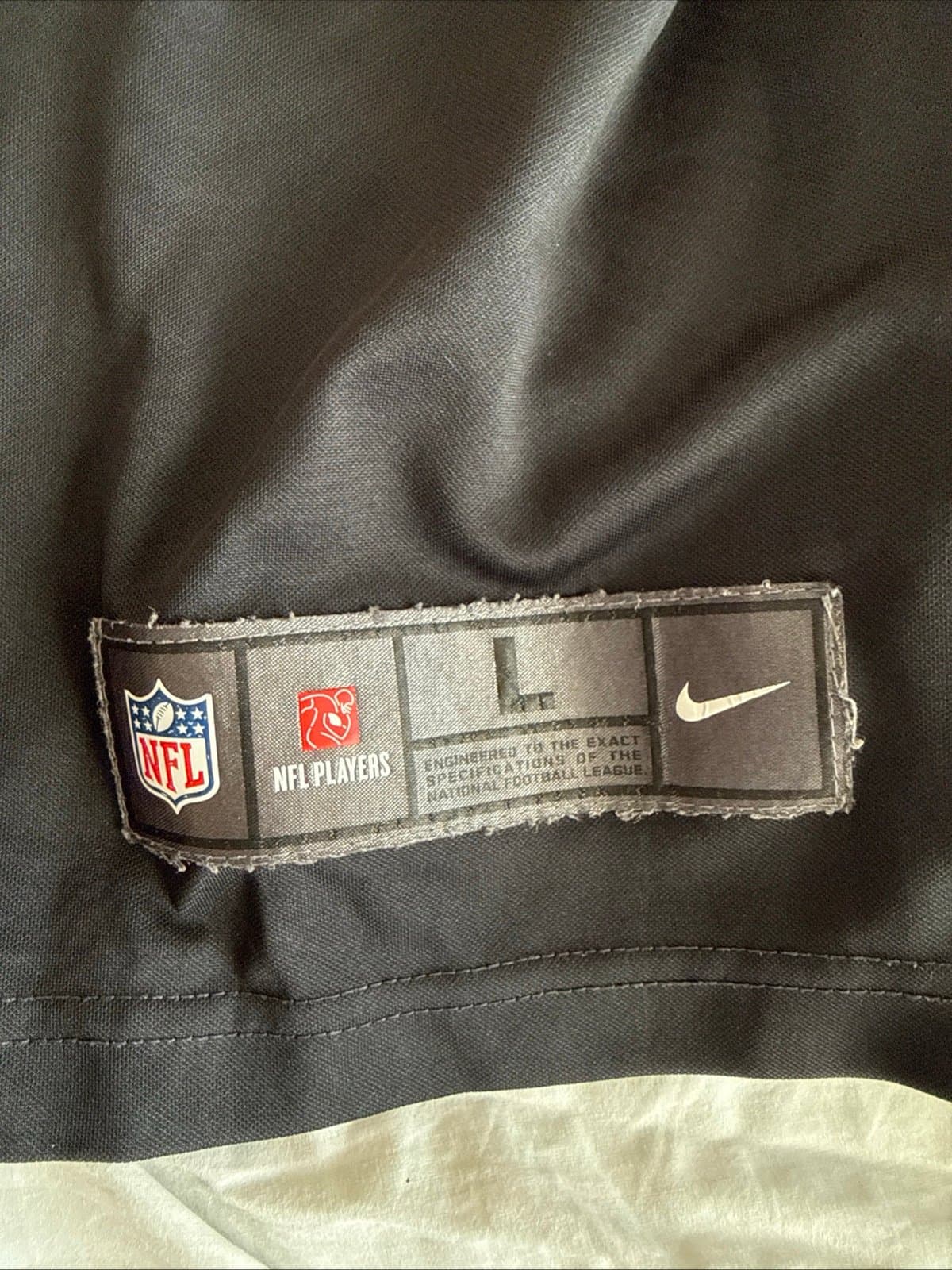 Men’s Nike TJ Watt #90 Steelers Vapor Lmtd Color Rush Jersey Sz L - Black RARE - Thumbnail 3