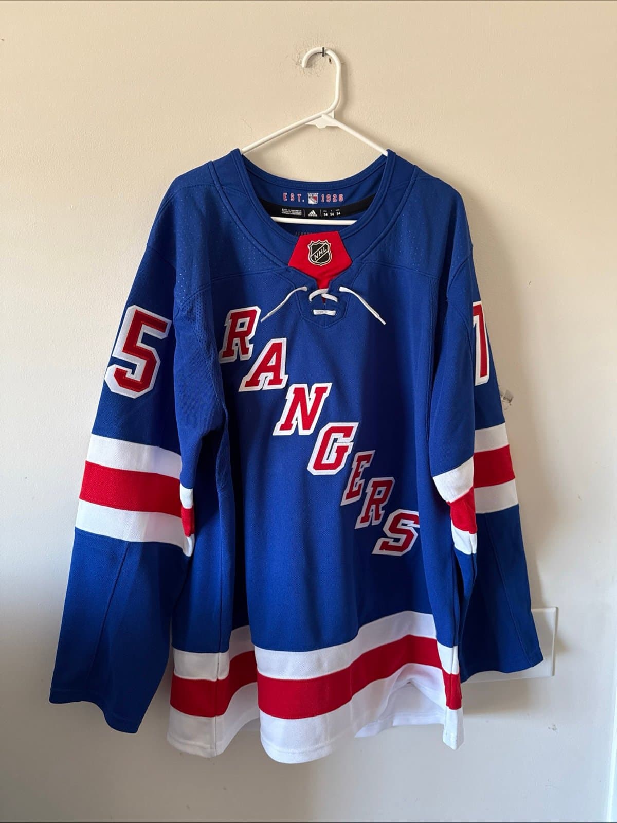 Men’s adidas Ryan Reaves #75 Signed New York Rangers Jersey Sz 54 - NWT RARE - Thumbnail 7