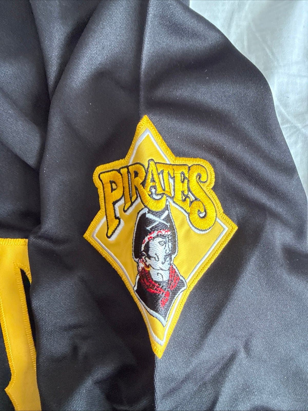 Men’s Mitchell & Ness Barry Bonds #24 Pittsburgh Pirates 1986 BP Jersey Sz XL - Thumbnail 5