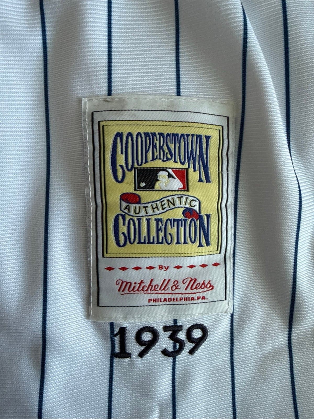 Men’s Mitchell & Ness Joe Dimaggio #5 1939 New York Yankees Jersey Sz 48 - RARE - Thumbnail 3