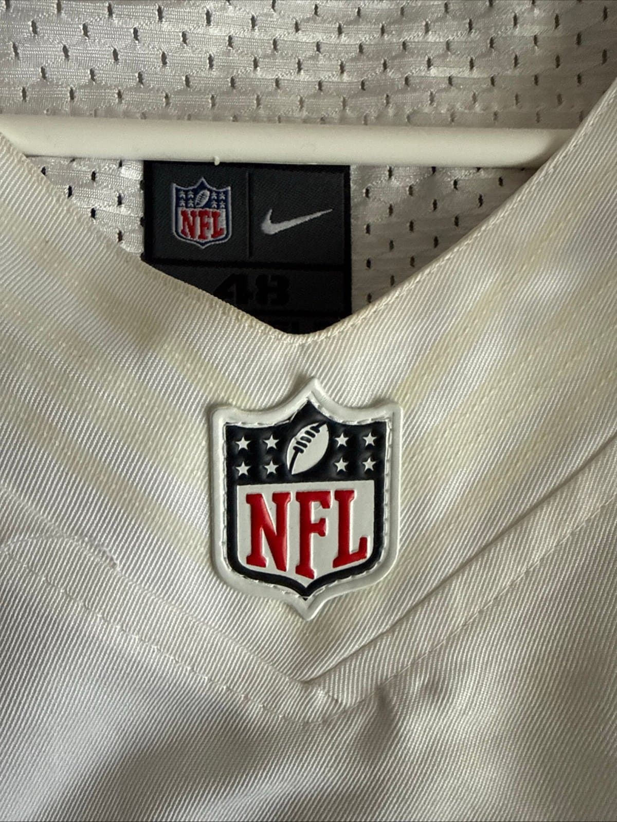 Men’s Nike Pat McAfee #1 Indianapolis Colts Vapor Elite Jersey Sz 48 White RARE - Thumbnail 5