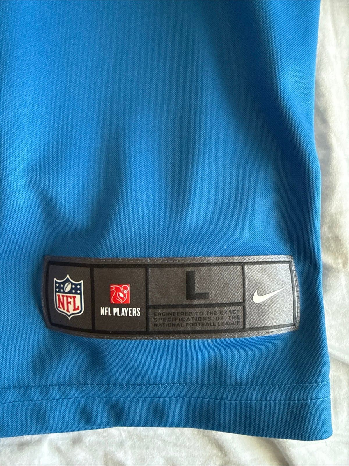 Men’s Nike Aidan Hutchinson #97 Detroit Lions NFL Vapor Lmtd Jersey Sz L - RARE - Thumbnail 3