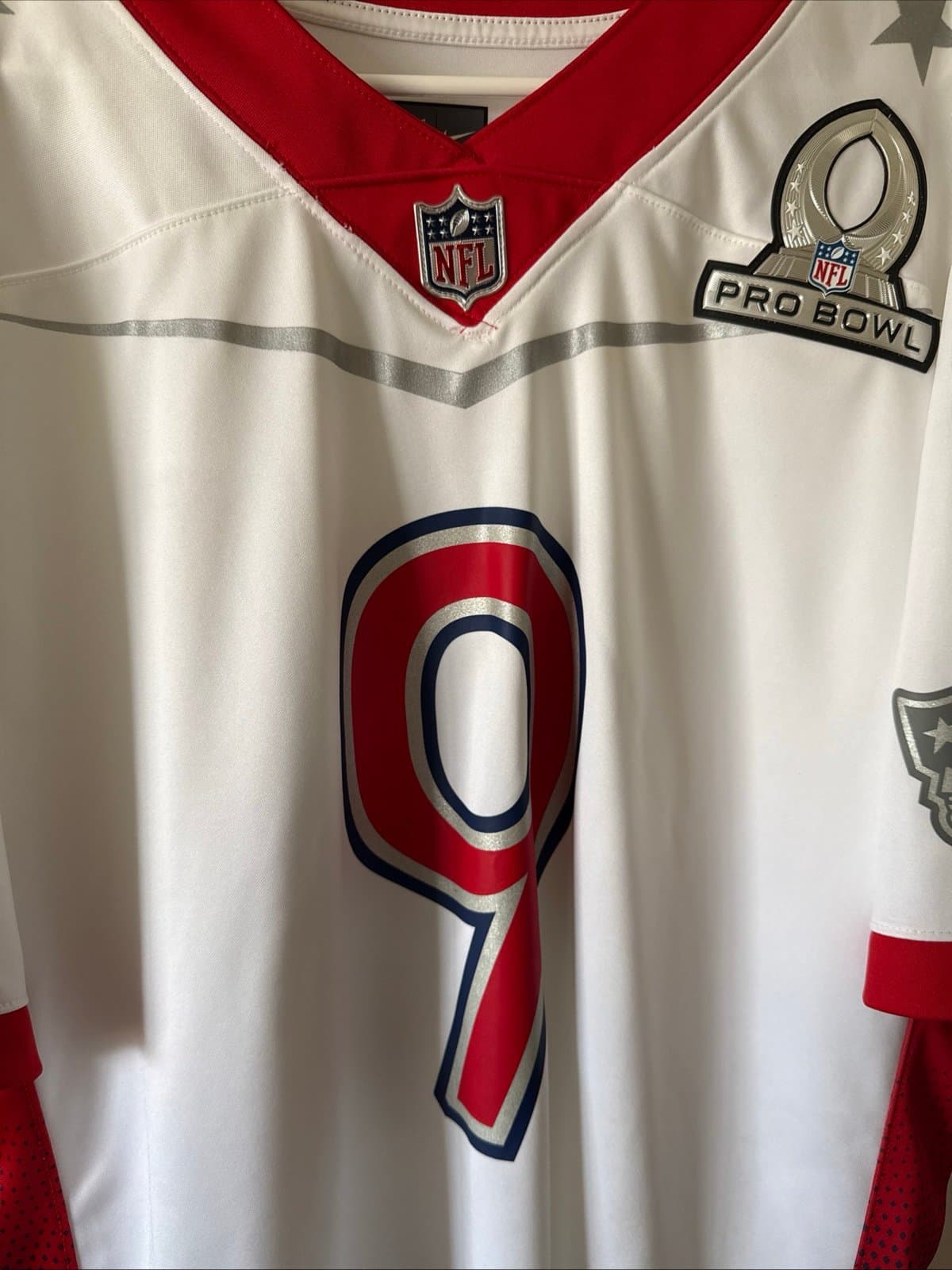 Men’s Nike Matthew Judon #9 New England Patriots 2022 Pro Bowl Jersey Sz XL RARE - Thumbnail 2
