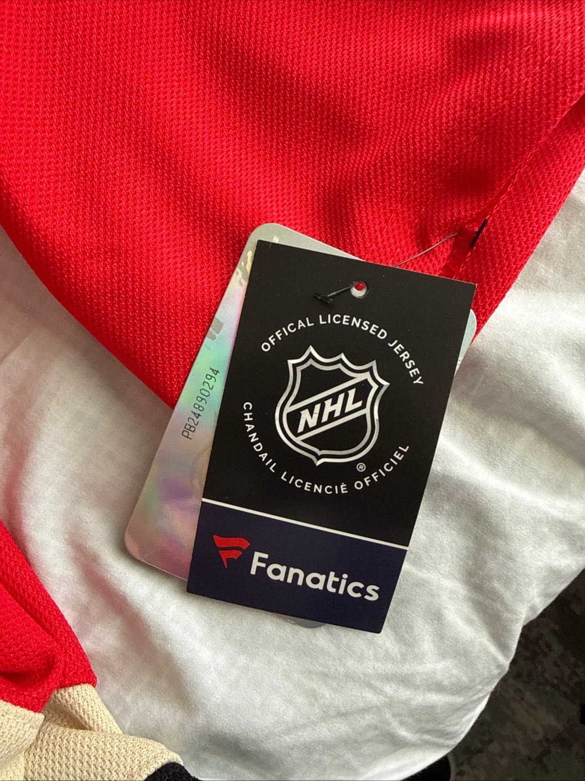 Men’s Fanatics Authentic Pro Connor Bedard #98 Blackhawks 25’ WC Jersey Sz 50 - Thumbnail 7