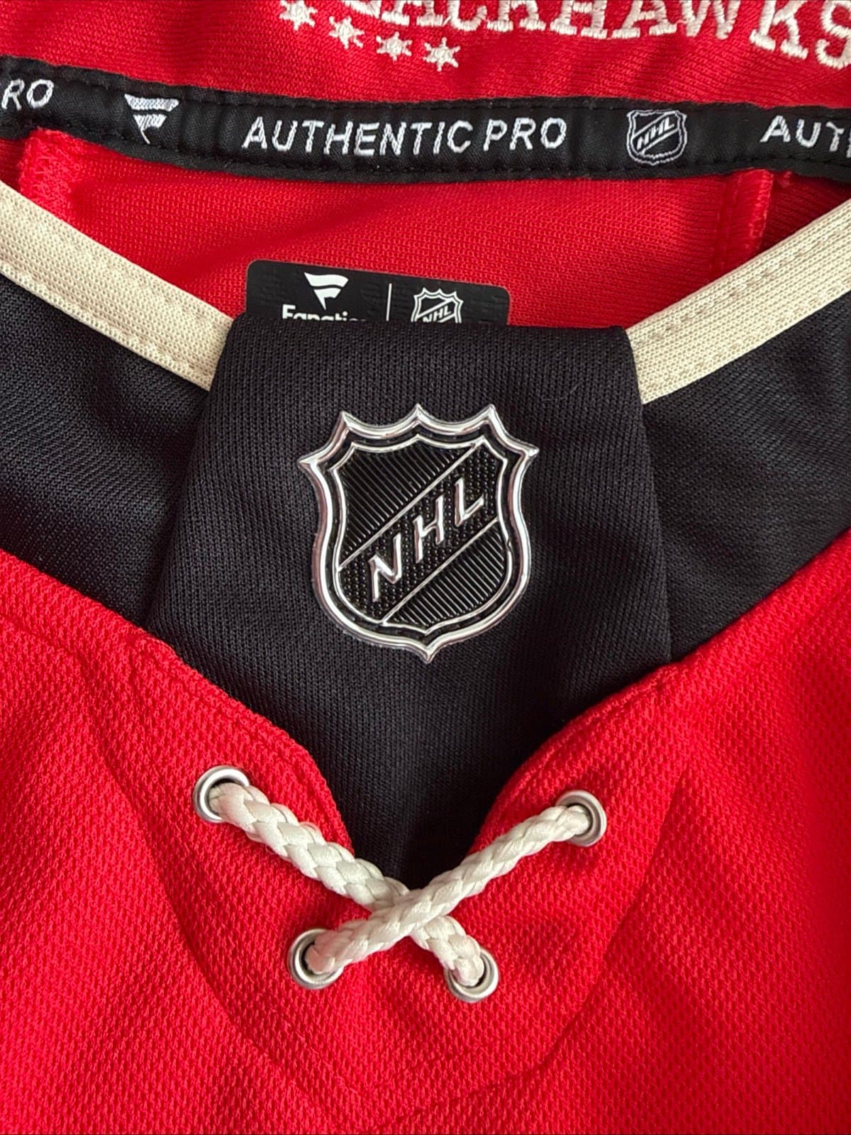 Men’s Fanatics Authentic Pro Connor Bedard #98 Blackhawks 25’ WC Jersey Sz 50 - Thumbnail 4