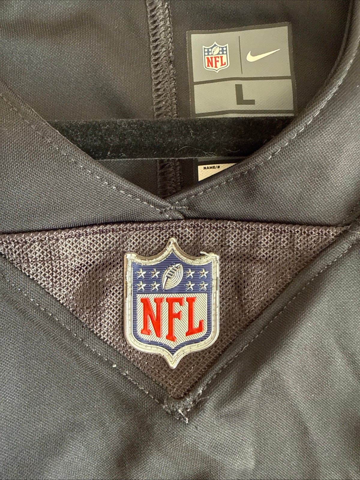 Men’s Nike TJ Watt #90 Steelers Vapor Lmtd Color Rush Jersey Sz L - Black RARE - Thumbnail 6