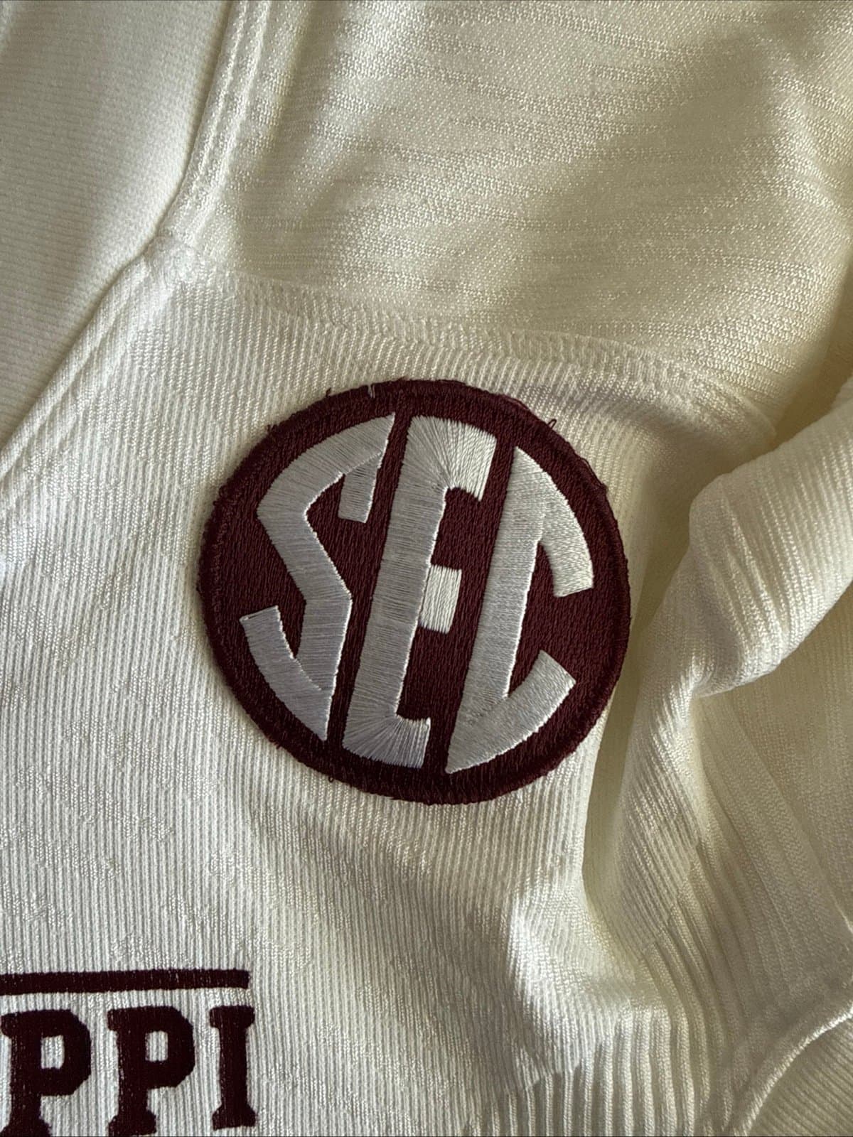 Men’s Adidas Mississipi State #15 Team Shockweb NCAA Jersey Sz XL - NWT RARE - Thumbnail 6