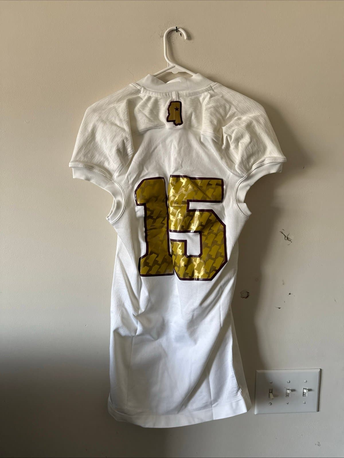 Men’s Adidas Mississipi State #15 Team Shockweb NCAA Jersey Sz XL - NWT RARE - Thumbnail 8